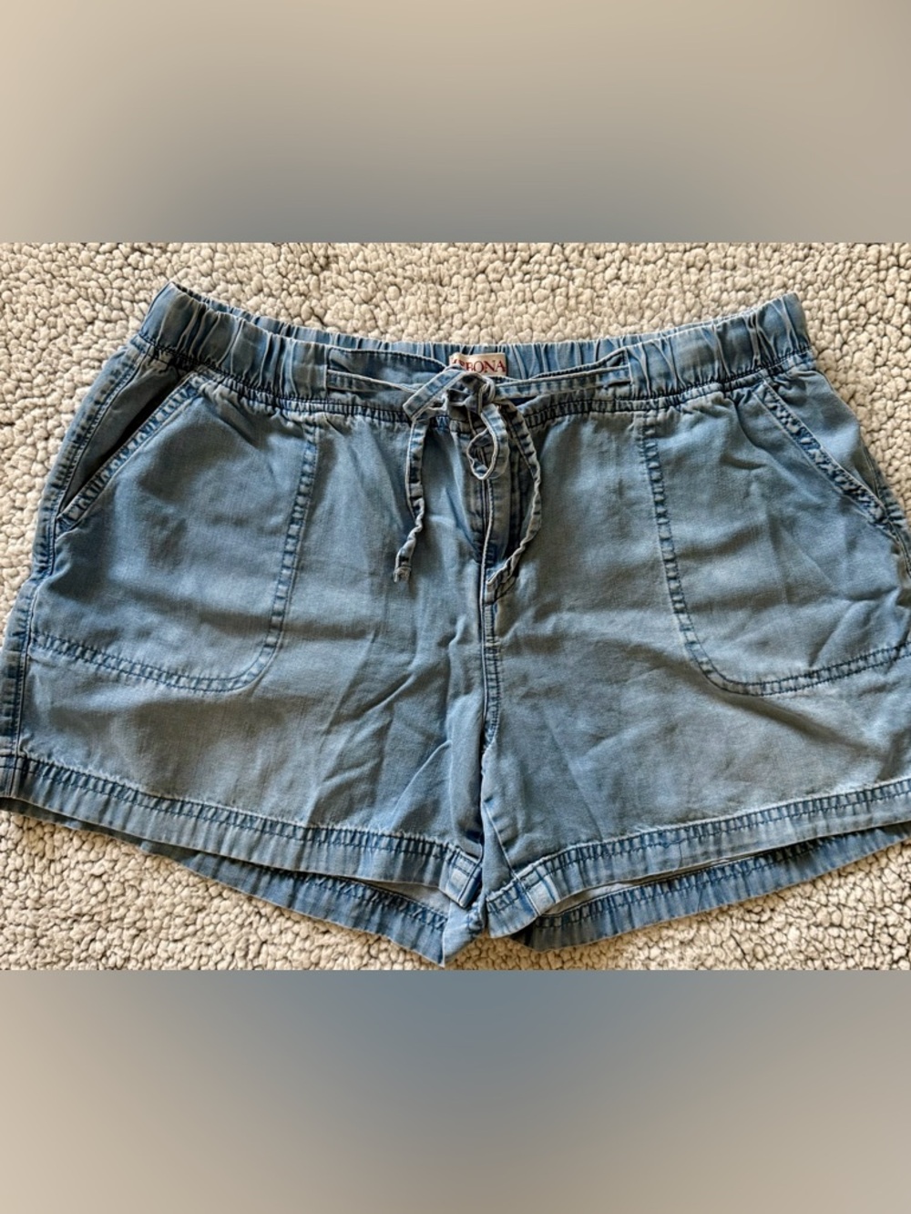 Merona Light Blue Drawstring Women’s Shorts